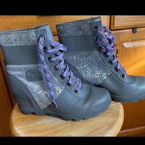 Sorel Lexie waterproof wedge boots